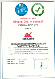 COVİD 19 GÜVENLİ ÜRETİM BELGESİ